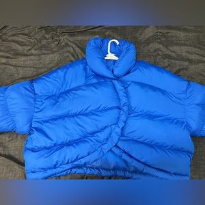 missguided hem cropped puffer